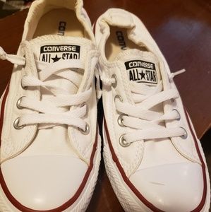 White slip on Chucks
